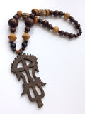 Hand Carved Lalibela Cross Ethiopian cross Pendant necklace