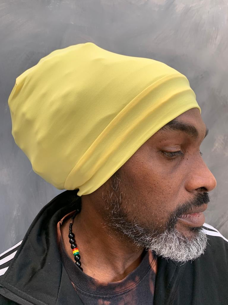 Bright Yellow Damask Headwrap Turban Gele Head Wrap - Etsy UK main image 2