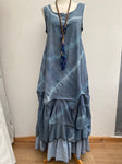 Azeb grey tie dye dress