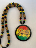 Lion of Judah Rastafari necklace handmade rasta necklace