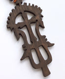Hand Carved Lalibela Cross Ethiopian cross Pendant necklace