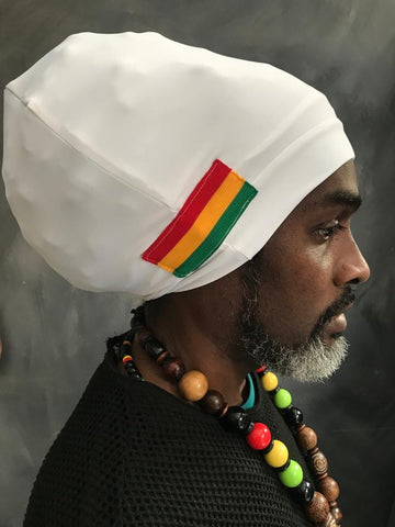White rasta turban Boboshanti headwrap rasta turban rasta headwrap nyabinghi wrap turban